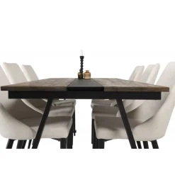 Spisebordssæt Jakarta med Spisebordsstole Leone