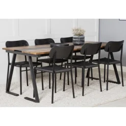 Spisebordssæt Jakarta med Spisebordsstole Polly