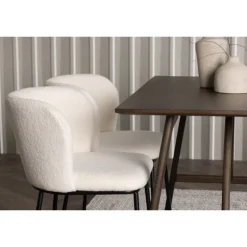 Spisebordssæt Kaseindon med Spisebordsstolene Edina