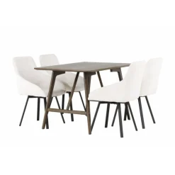 Spisebordssæt Kaseindon med Spisebordsstolene Rosie