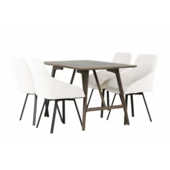 Spisebordssæt Kaseindon med Spisebordsstolene Rosie