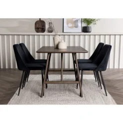 Spisebordssæt Kaseindon med Spisebordsstole Night