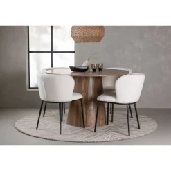 Spisebordssæt Lanzo med Edina stole