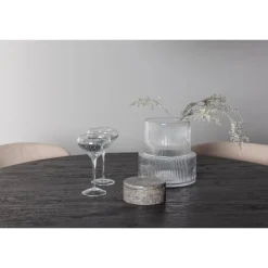 Spisebordssæt Lanzo med Modesto stole - Beige og Sort