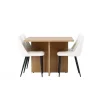 Spisebordssæt Leo med Night Spisebordsstole - Natur og Hvid