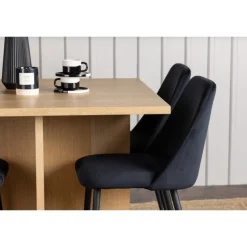 Spisebordssæt Leo med Spisebordsstole Night