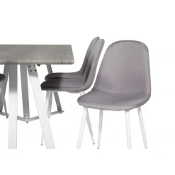 Spisebordssæt Marina med Spisebordsstole Polar