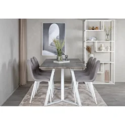 Spisebordssæt Marina med Spisebordsstole Polar