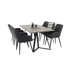 Spisebordssæt Marina med Spisebordsstole Comfort