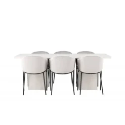 Spisebordssæt Olga med Evelina Spisebordsstole