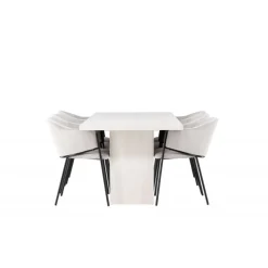 Spisebordssæt Olga med Evelina Spisebordsstole