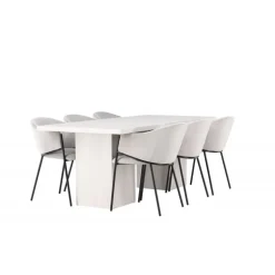 Spisebordssæt Olga med Evelina Spisebordsstole