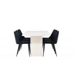 Spisebordssæt Olga med Spisebordsstole Night