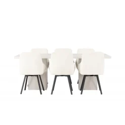Spisebordssæt Olga med Spisebordsstole Rosie
