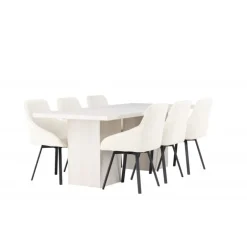 Spisebordssæt Olga med Spisebordsstole Rosie