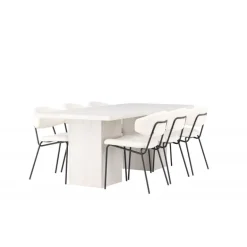 Spisebordssæt Olga med Spisebordsstole Chico