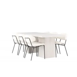 Spisebordssæt Olga med Spisebordsstole Chico