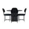 Spisebordssæt Olivia med stole Stella - Sort