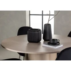 Spisebordssæt Olivia med stole Polar - Sort og Hvid