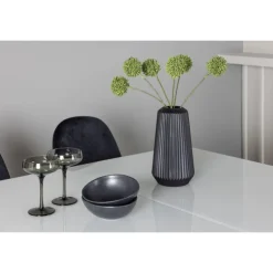 Spisebordssæt Pluto med Spisebordsstole Polar - Sort og Hvid