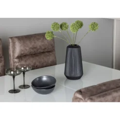 Spisebordssæt Pluto med Spisebordsstole Zizo - Brun og Hvid