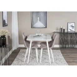 Spisebordssæt Polar med Spisebordsstole Polar