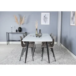 Spisebordssæt Polar med Spisebordsstole Arctic