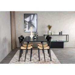 Spisebordssæt Silar med Spisebordsstole Polly