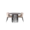 Spisebordssæt Stone med Modesto stole - Beige og Mocca