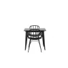 Spisebordssæt Tempe med Spisebordsstole Dyron - Sort
