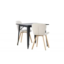 Spisebordssæt Tempe med Spisebordsstole Lilja