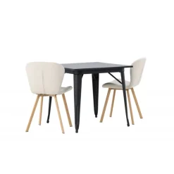 Spisebordssæt Tempe med Spisebordsstole Lilja