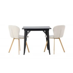 Spisebordssæt Tempe med Spisebordsstole Lilja