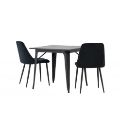 Spisebordssæt Tempe med Spisebordsstole Night