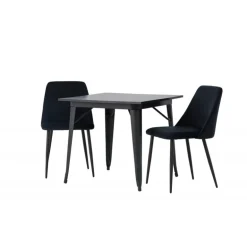 Spisebordssæt Tempe med Spisebordsstole Night