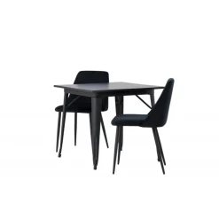 Spisebordssæt Tempe med Spisebordsstole Night