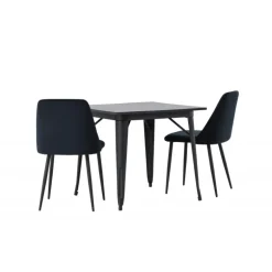 Spisebordssæt Tempe med Spisebordsstole Night