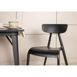 Spisebordssæt Tempe med Spisebordsstole Ursholmen - Sort