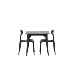 Spisebordssæt Tempe med Spisebordsstole Ursholmen - Sort