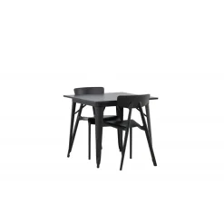 Spisebordssæt Tempe med Spisebordsstole Ursholmen - Sort