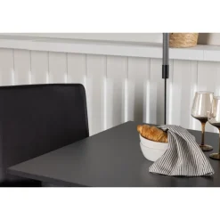 Spisebordssæt Tempe med Spisebordsstole Today - Sort