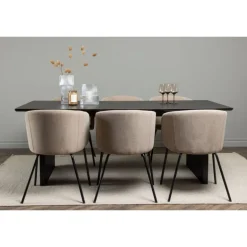 Spisebordssæt Vail med Berit Spisebordsstole
