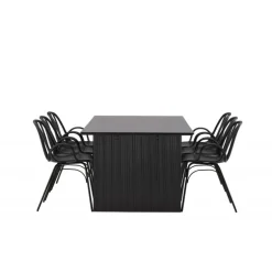 Spisebordssæt Vail med Dyron Spisebordsstole