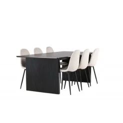 Spisebordssæt Vail med Spisebordsstolene Polar