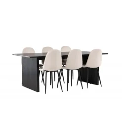 Spisebordssæt Vail med Spisebordsstolene Polar