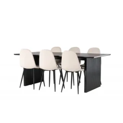 Spisebordssæt Vail med Spisebordsstolene Polar