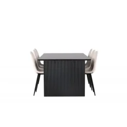 Spisebordssæt Vail med Spisebordsstolene Polar