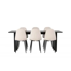 Spisebordssæt Vail med Spisebordsstolene Polar