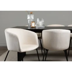 Spisebordssæt Vail med Spisebordsstole Berit