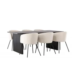 Spisebordssæt Vail med Spisebordsstole Berit